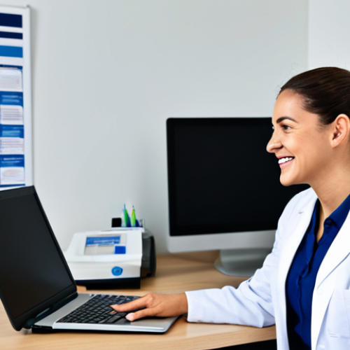 **

"A friendly female doctor in a modern, bright clinic office, fully clothed in a professional lab coat and modest attire, sits at her desk explaining the benefits of preventative check-ups to a smiling, fully clothed female patient. The office has informational posters on healthy living in the background. Safe for work, appropriate content, professional, family-friendly, perfect anatomy, natural proportions, well-formed hands."

**