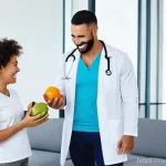 Home 2 예방의학에서의 팀워크 중요성 - The Unified Health Team**
A vibrant, optimistic image depicting a diverse group of health professio...